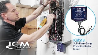 Installation Video ICM518 Whole Home Surge Protector [upl. by Anelad815]