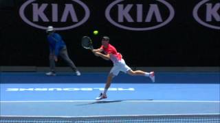 Adrian Mannarino v Sam Groth highlights 1R  Australian Open 2016 [upl. by Rann166]