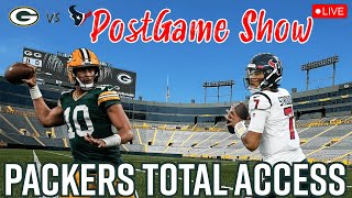 Packers Total Access Postgame Show  Green Bay Packers vs Houston Texans Highlights [upl. by Leanor649]