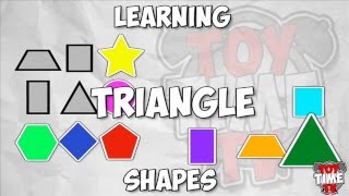 Toy Time Tv  Kids Learning Shapes With Colours on Paper Game [upl. by Sinnoda]