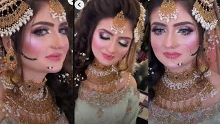 5 Minat Eyes Makeup Work Walima Bridal Makeup Tutorial Soft Beautiful Eyes Makeup Tutoriall [upl. by Cline]