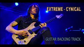 Extreme Cynical Nuno Bettencourt Guitar Backing Track [upl. by Ikcim]