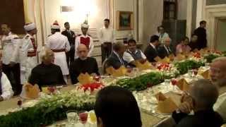 President Mukherjee hosts dinner to SAARC Leaders at Rashtrapati Bhavan [upl. by Fine]