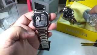 Casio AE 1200WHD 1A silver LAZADA PH unboxing and review [upl. by Salbu]