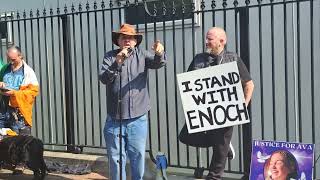 Fergus Power  Martin OBrien  Enoch Burke Demo Mountjoy Prison 7th September 2024 [upl. by Endaira]