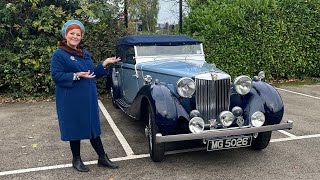 MG SA review  the pre war 1930s sports saloon time forgot [upl. by Forkey]