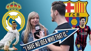 Watch Americans Try and FAIL to Name Europes Biggest Football Soccer Stars and Teams [upl. by Pat127]