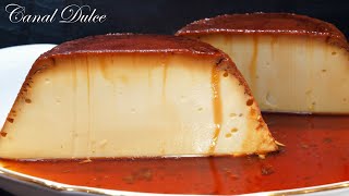 FLAN SIN HORNO DE LECHE CONDESADA Y QUESO RECETA FÁCIL [upl. by Hube632]