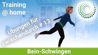 Übung für Zwischendurch 13  Beinschwingen  Training  home MitMir [upl. by Hellah]