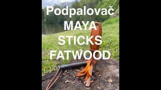 RECENZE  PODPALOVAČ MAYA STICKS FATWOOD  900G [upl. by Carhart]