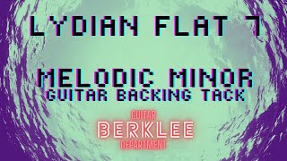 Lydian Flat 7 Backing Track FunkRampBSoul  Melodic Minor Backing Track by Thaddeus Hogarth [upl. by Sacul]