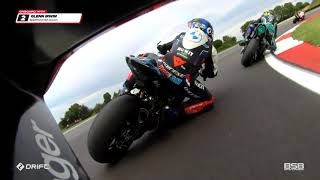 Bennetts British Superbikes RD5 Snetterton  Race 2 onboard highlights [upl. by Isoais]