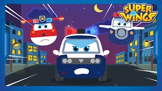 Canción de SUPERWINGS El Carro Policía  Música Para Niños  canción del coche  Super Wings [upl. by Akena]