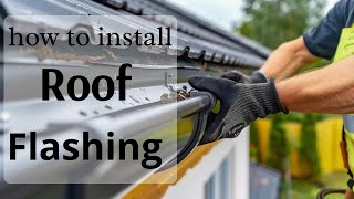 How To Install Roof Flashing [upl. by Euqininod]