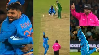 Watch Rinku Singh Bowling He Took Van Der Dussen Wicket During Ind Vs Sa ODI Match [upl. by Hite225]