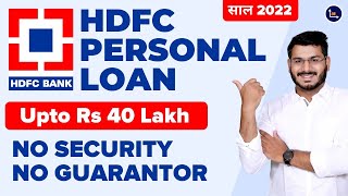 HDFC Bank Personal Loan Explained  Eligibility And Benefits [upl. by Nnyledam]