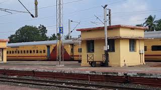 17644 Kakinada Port to Chengalpattu Circar Express Arrival Announcement In Samalkot Railway Station [upl. by Ansela]