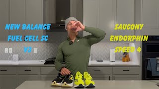 LA Marathon Prep  Saucony Endorphin Speed 4 vs NB FuelCell SC V3  157 Days Left [upl. by Adnoyek322]