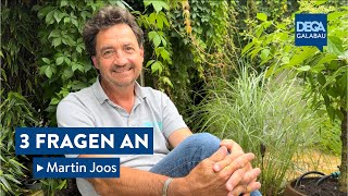 3 Fragen an Martin Joos Joos Gartengestaltung in Stuttgart [upl. by Eniamart]