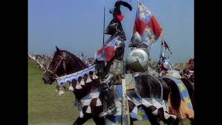 Henry V 1944 by Laurence Olivier Clip The famous bit with the arrows just before Agincourt [upl. by Peedus]