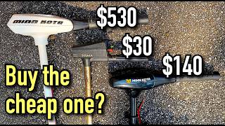 12 volt trolling motors  Will any one of these work on a small boat [upl. by Darahs337]