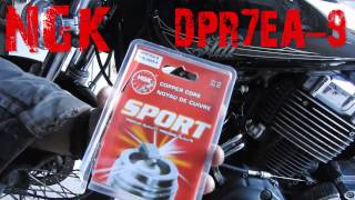 How to change spark plugs on VStar 650 [upl. by Agnella]