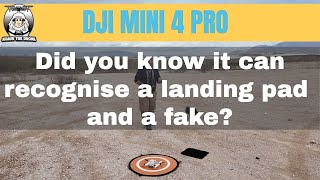 DJI Mini 4 Pro can recognise a landing pad and a fake one shaunthedrone [upl. by Rolfston]