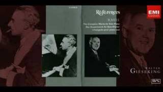 GIESEKING  RAVEL SCARBO  1954 [upl. by Morven]