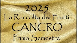 CANCRO 🎊 2025 🎊 AZIONE e DETERMINAZIONE  Lavoro e Economia Primo Semestre [upl. by Nyrmac]