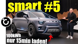 smart 5 Ersteindruck  Lademonster als echte Model Y Alternative [upl. by Rajiv630]