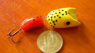 Señuelo Artesanal Oreno Articulado UL  Handmade UL Oreno Jointed Lure [upl. by Ibby]