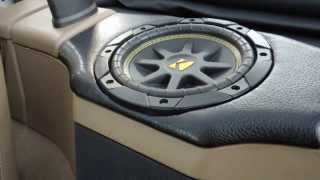 BMW Z3 M Roadster 8quot subwoofer enclosure with Kicker 10C84 [upl. by Aekal]