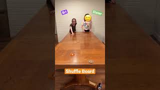 So Close 😱 Family Shuffleboard 🤯 [upl. by Cleveland]