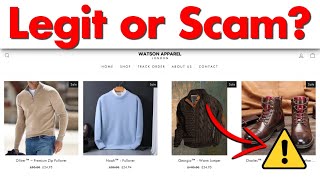 Watson Apparel Review  Legit or Scam Store [upl. by Elsilrac]