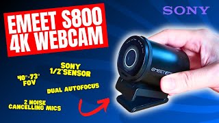 Testing the EMEET S800 The Best Affordable 4K Webcam [upl. by Rufford]