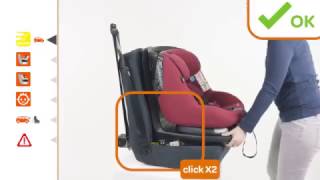 MaxiCosi l AxissFix car seat l How to install [upl. by Einnahc59]