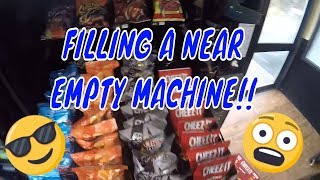 Filling my vending machine at a mechanic shop after adding a new motherboard and credit card reader [upl. by Ginder]