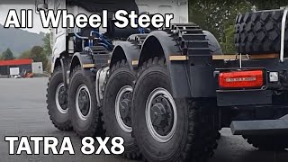 Tatra Phoenix 8X8 All Wheel Steer [upl. by Fital]