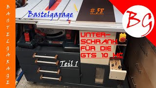 BGBoschUnterschrank für die TKS GTS 10 xc selbst bauen [upl. by Ecinrahs]