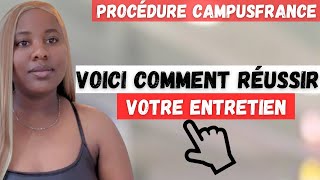 CampusFrance  voici comment réussir votre entretien [upl. by Casper929]