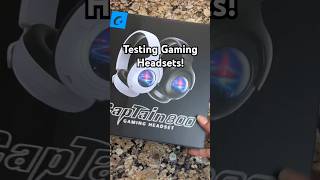 Testing the Captain 300 Wireless Gaming Headset amazonfinds [upl. by Akeimahs]