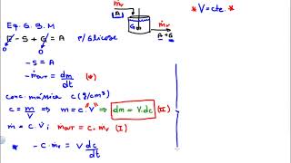Balanço de massa em regime transiente aula 03 [upl. by Allare413]
