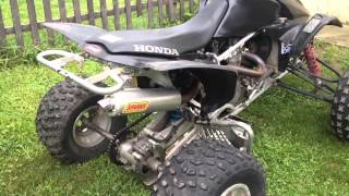 Honda TRX 450R Walkaround Curtis Sparks Exhaust [upl. by Ecilahs]