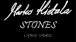 Marko Hietala  Stones  2020  Lyric Video [upl. by Hilleary272]