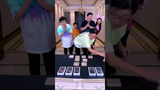 Who Can Turn Over Two Identical Numbers Funnyfamily Partygames [upl. by Elitnahc]