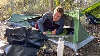 Bivy and bike camping in the rain [upl. by Greer985]