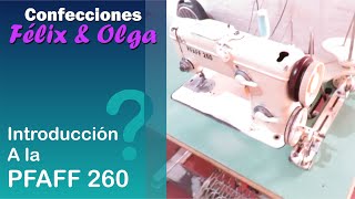 Introducción para coser en una maquina PFAFF 260 [upl. by Atilegna]