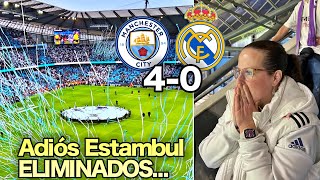 Manchester City 40 Real Madrid I Así se vivió la derrota en el Etihad⎪VLOG REACCIÓN en el estadio [upl. by Wexler]