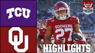 TCU Horned Frogs vs Oklahoma Sooners  Full Game Highlights [upl. by Jecho]