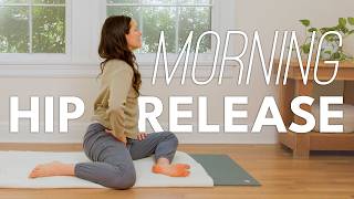 Morning Hip Release  15 Minute Yoga Practice [upl. by Ailana]